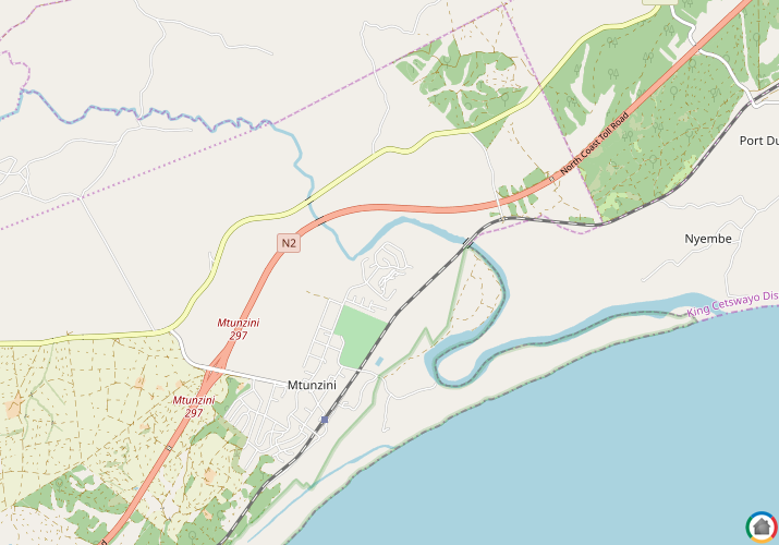 Map location of Zini River Estate